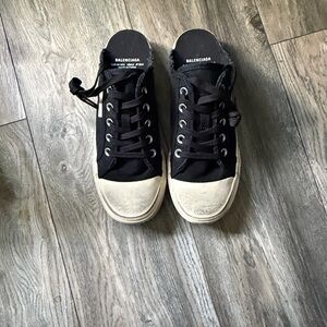 Balenciaga Black Paris Mule